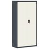 vidaXL File Cabinet Filing Cabinet Storage Unit Anthracite and White Steel