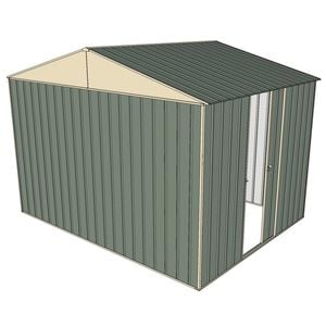 Build-a-Shed 3.0 x 2.3 x 2.3m Gable Single Sliding Side Door Shed - Green