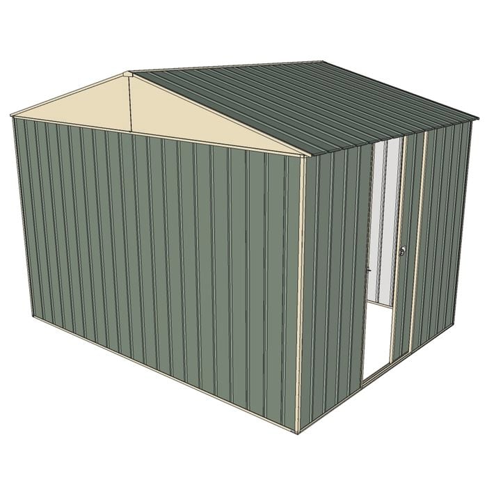 Build-a-Shed 3.0 x 2.3 x 2.3m Gable Single Sliding Side Door Shed - Green