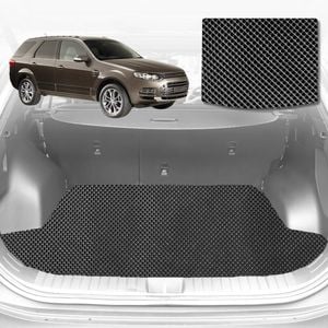 6D Diamond Car Boot Mat for Ford Territory 2011-2016-Cargo Mat-Black-Outback GT