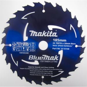 Makita Circular BlueMak Saw Blades 185mmx24T