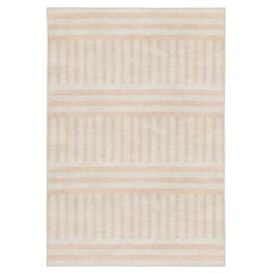 Loopsie-290cm X 190cm-tarija Stripe Printed Beige Washable Rug