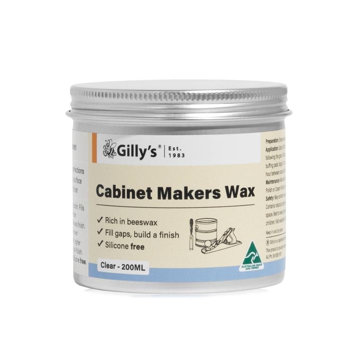 Gilly's 200ml Clear Cabinet Makers Wax