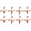 8PK Urban Flying Hummingbirds Clip Christmas Decoration 12cm Pink