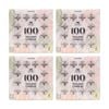 4x 100pc Divine Living Unscented Tealights Candles 4 Hours Burn Time 18.8x18.8cm