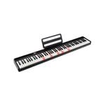 Costway 88-Key Lighted Electronic Piano Keyboard Electric Digital Piano Beginners Kids Gift w/Bluetooth APP/MP3/USB