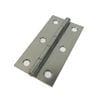 Zenith 64mm Zinc Plated Fixed Pin Narrow Butt Hinge