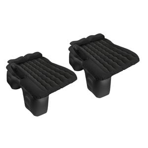 SOGA 2X Black Ripple Inflatable Car Mattress