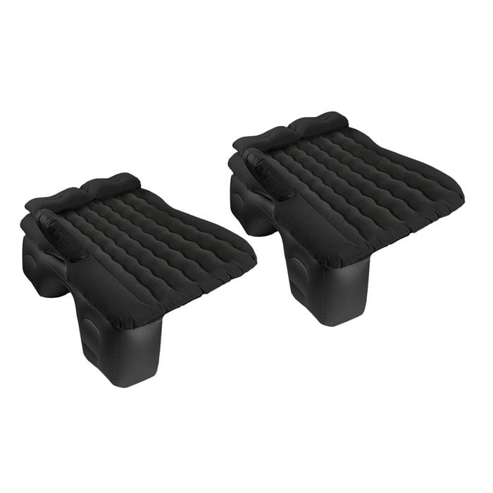 SOGA 2X Black Ripple Inflatable Car Mattress
