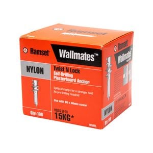 Ramset Twist N Lock Wallmate - 100 Pack