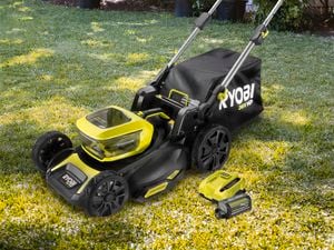 Lawnmower with battery pack