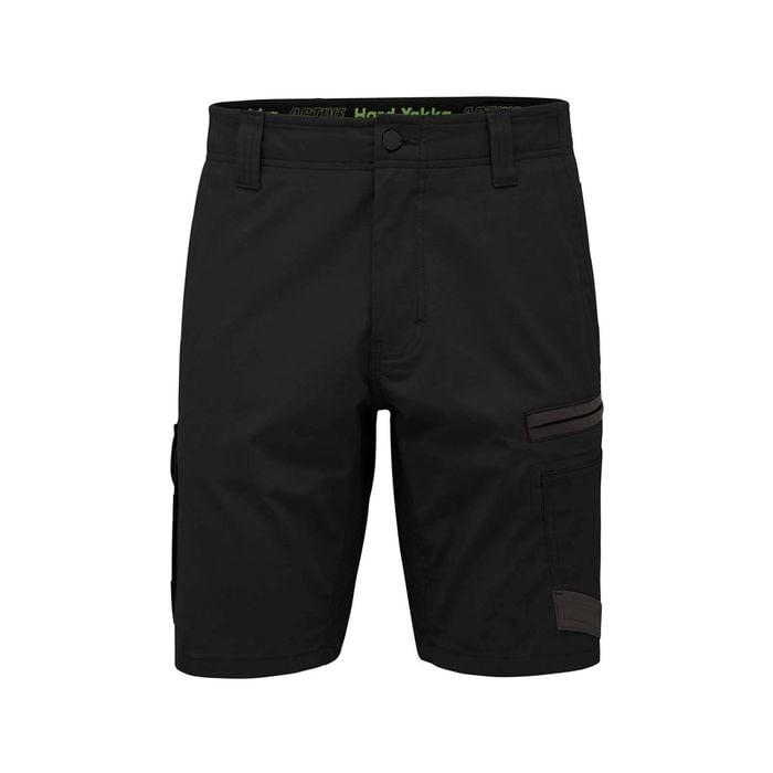 Hard Yakka Black Raptor Active Mid-Short - Size 107
