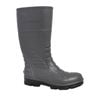 Bata Industrials Grey/Black Jobmaster 5 Safety Toe and Midsole PVC Gumboot - Size 14