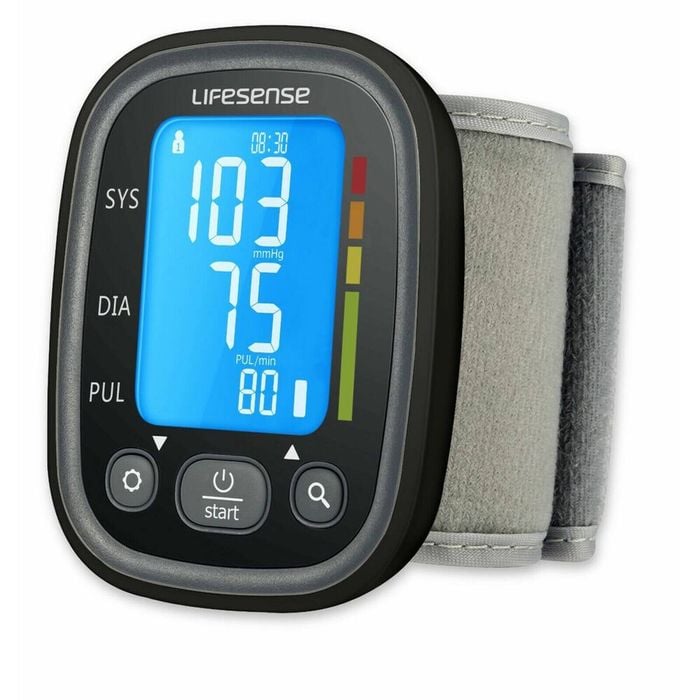 Automatic Digital Wrist Blood Pressure Monitor Black - Lifesense