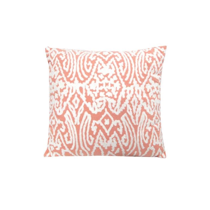 J.Elliot Grace Coral Applique Filled Cushion 43 x 43 cm