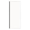 Stein 750 x 2000mm Black Georgia Square Shower - Return Panel Only