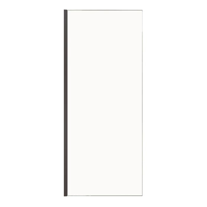 Stein 750 x 2000mm Black Georgia Square Shower - Return Panel Only