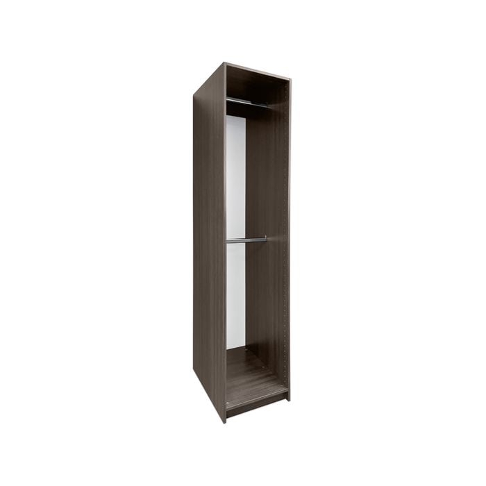 Bedford 450mm Dark Oak 1 Door Wardrobe Shell
