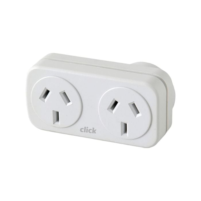 Click Left Hand Double Adaptor