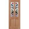 Woodcraft 2040 x 820 x 40mm Entrance Door Cass Modern Gumleaf TG Glass