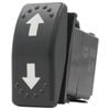 Switch Boss Dual Blue LED Laser Etched Rocker Switch - Arrows (Momentary Up/Down)