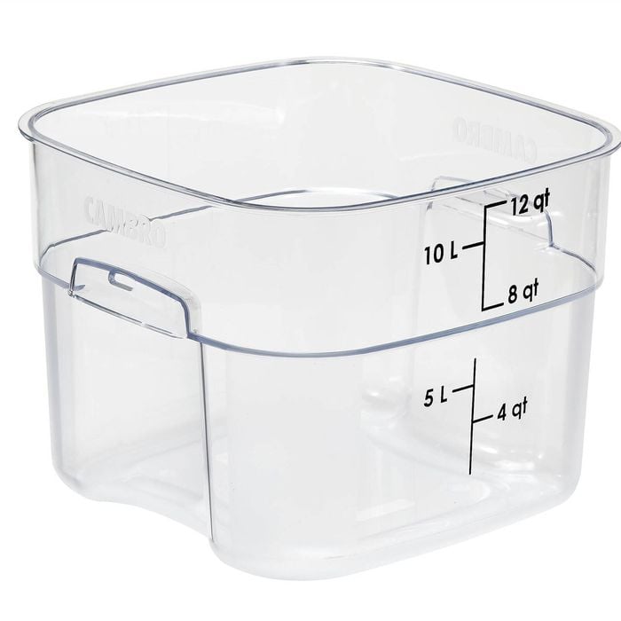 Cambro Square Container Fresh Pro Polycarbonate Clear 11.4ltr Kitchen Food Storage