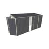 Build-a-Shed 1.5 x 3.7 x 2m Single Sliding Side Door Skillion Shed - Grey