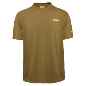 DeWALT Size M Olive Typhoon Crew Neck Shirt