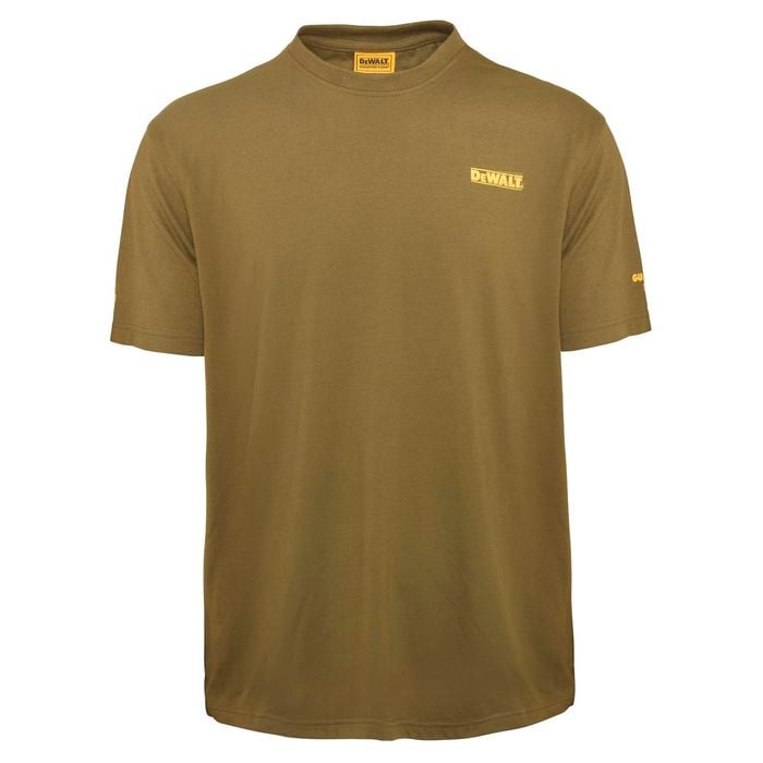 DeWALT Size M Olive Typhoon Crew Neck Shirt