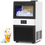 Advwin Commercial Ice Maker, 35KG/24H Ice Making Machine with 8L Storage Capacity, Stainless Steel