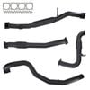 Ignite Exhausts Turbo Back For Nissan Gu Patrol 3l Wagon 3" Cat & Hotdog 409 Stainless Steel