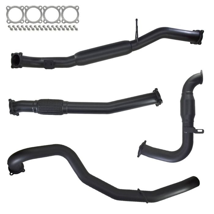 Ignite Exhausts Turbo Back For Nissan Gu Patrol 3l Wagon 3" Cat & Hotdog 409 Stainless Steel
