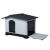 Pawz Dog Kennel Weatherproof Large Grey