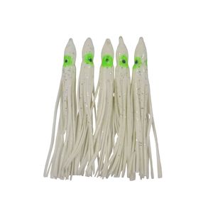 Swimerz Octopus Skirts 100mm White Fleck, 5 Pack