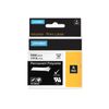 Dymo Rhino Black On White 6mm Tape