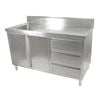Modular Systems Cabinet With Left Sink Sc-6-1500l-h