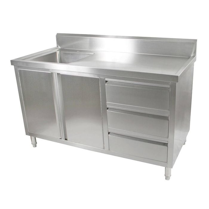 Modular Systems Cabinet With Left Sink Sc-6-1500l-h