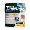 Taubmans 4L Black Gloss All Weather Exterior Paint