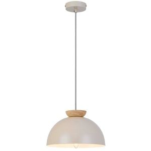 Telbix Sovin Modern Pendant Hanging Lamp Light Metal Wood Grey Gloss