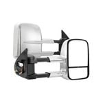 SAN HIMA Extendable Towing Mirrors fit Mitsubishi Triton MQ/MR 2015 - ON Chrome