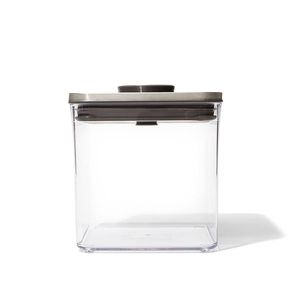 OXO Pop 2.0 Steel Big Square Short Container 2.6L 16X16X16