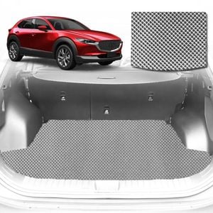 6D Diamond Car Boot Mat for Mazda CX-30 (DM)2019-Current-Cargo Mat-Grey-Outback GT