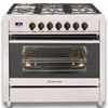 Kleenmaid 90cm Stainless Steel Freestanding Dual Fuel Oven 
