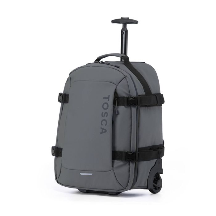 Tosca Delta 51cm Deluxe Lightweight Onboard Trolley Case Backpack Khaki 32L