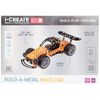 iCreate Build Your Own Metal Racecar Kit - 258 Piece Set
