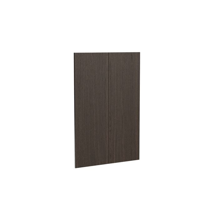 Kaboodle 900mm Truffle Oak Modern Medium Pantry Doors - 2 Pack