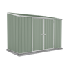 Absco Sheds 3.0 x 1.52 x 2.08m Pale Eucalypt Space Saver Double Door Shed