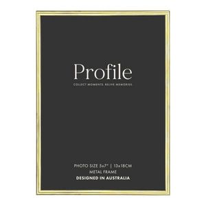 Profile - Habitat 5x7" Photo Frame - Brass