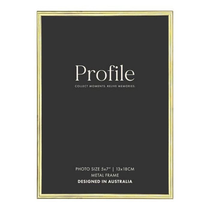 Profile - Habitat 5x7" Photo Frame - Brass