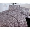 Luna Polyester Cotton Zebra Quilt Cover Set Double